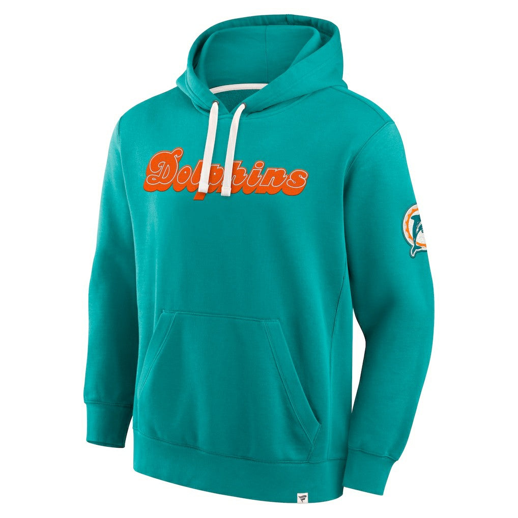 Miami Dolphins Fanatics New Horizons Heritage Pullover Hoodie