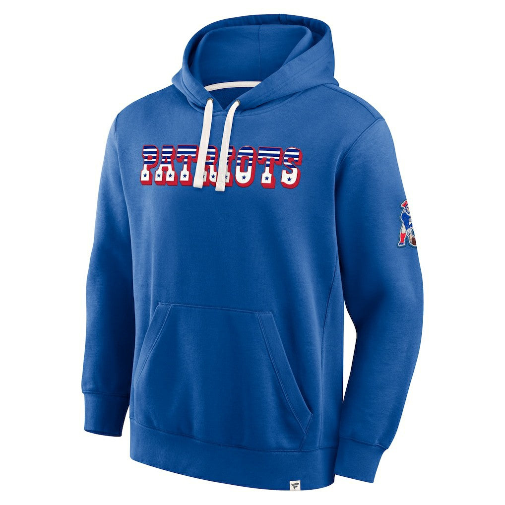New England Patriots Fanatics New Horizons Heritage Pullover Hoodie
