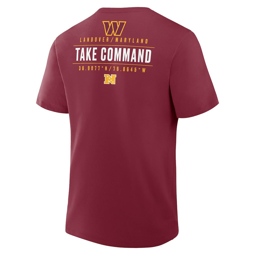 Washington Commanders Fanatics Passing Pocket Legacy T-Shirt