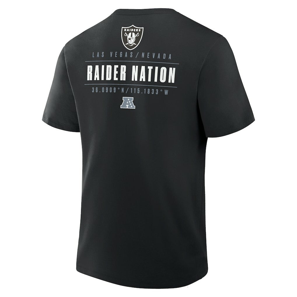 Las Vegas Raiders Fanatics Passing Pocket Legacy T-Shirt
