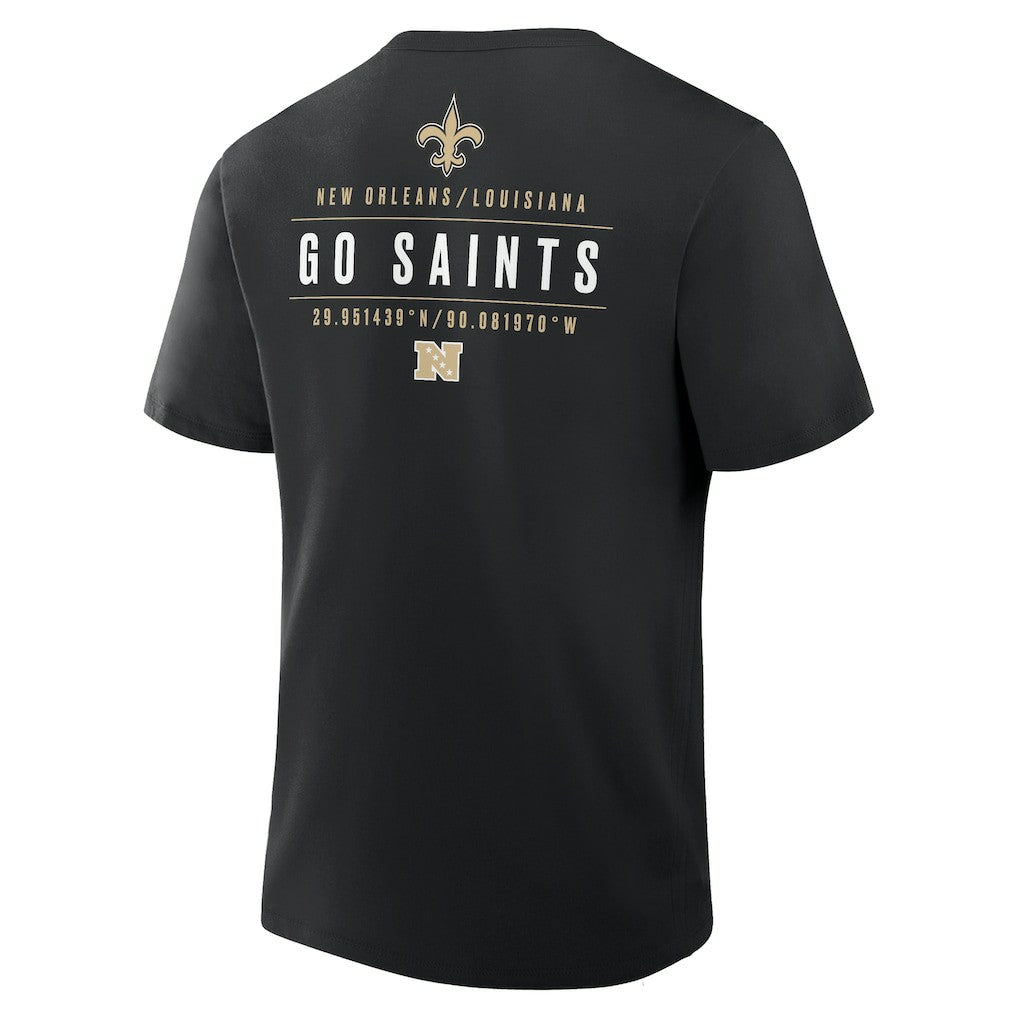 New Orleans Saints Fanatics Passing Pocket Legacy T-Shirt