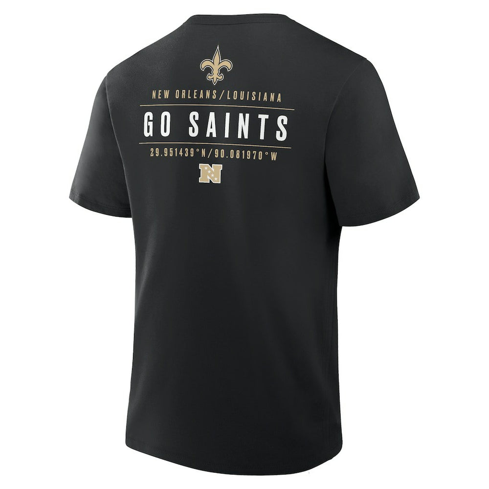 New Orleans Saints Fanatics Passing Pocket Legacy T-Shirt