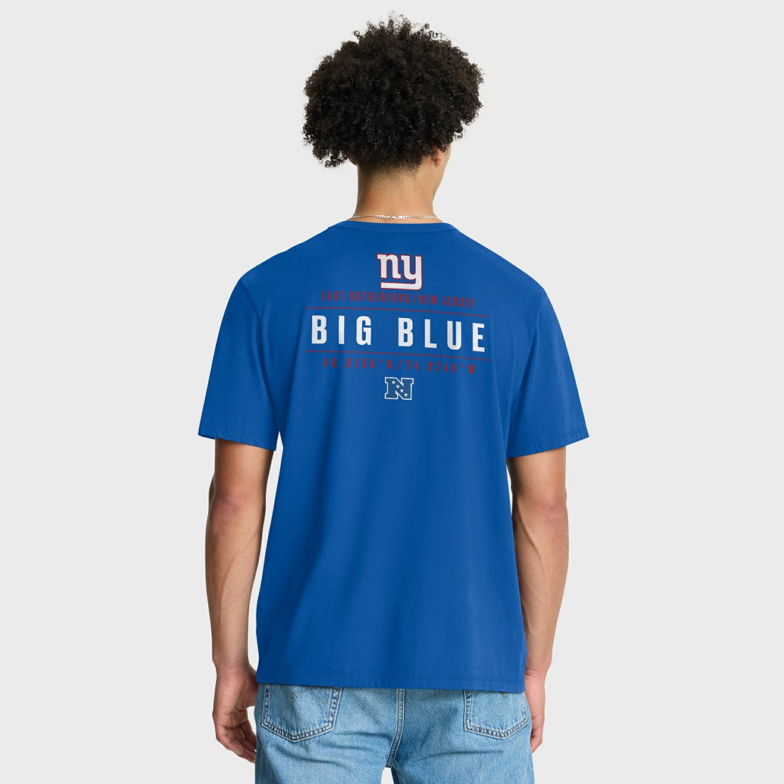 New York Giants Fanatics Passing Pocket Legacy T-Shirt