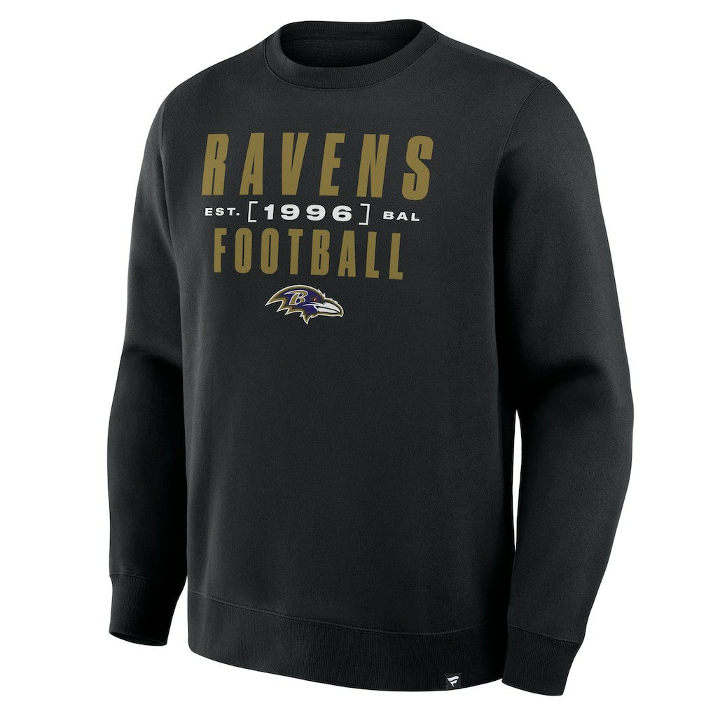 Baltimore Ravens Fanatics Powerful Throw Legacy Pullover Sweatshirt