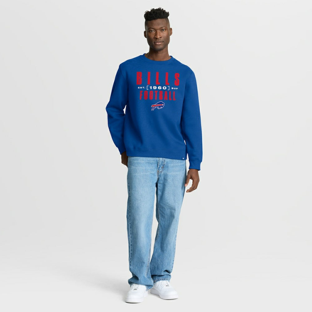 Buffalo Bills Fanatics Powerful Throw Legacy Pullover Sweatshirt