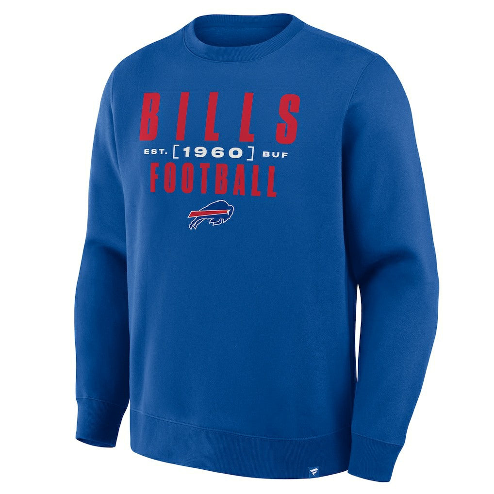 Buffalo Bills Fanatics Powerful Throw Legacy Pullover Sweatshirt