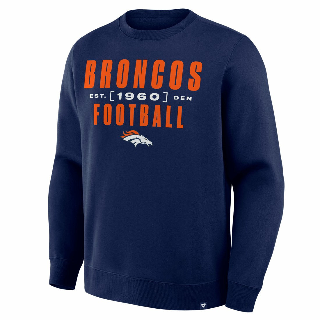 Denver Broncos Fanatics Powerful Throw Legacy Pullover Sweatshirt