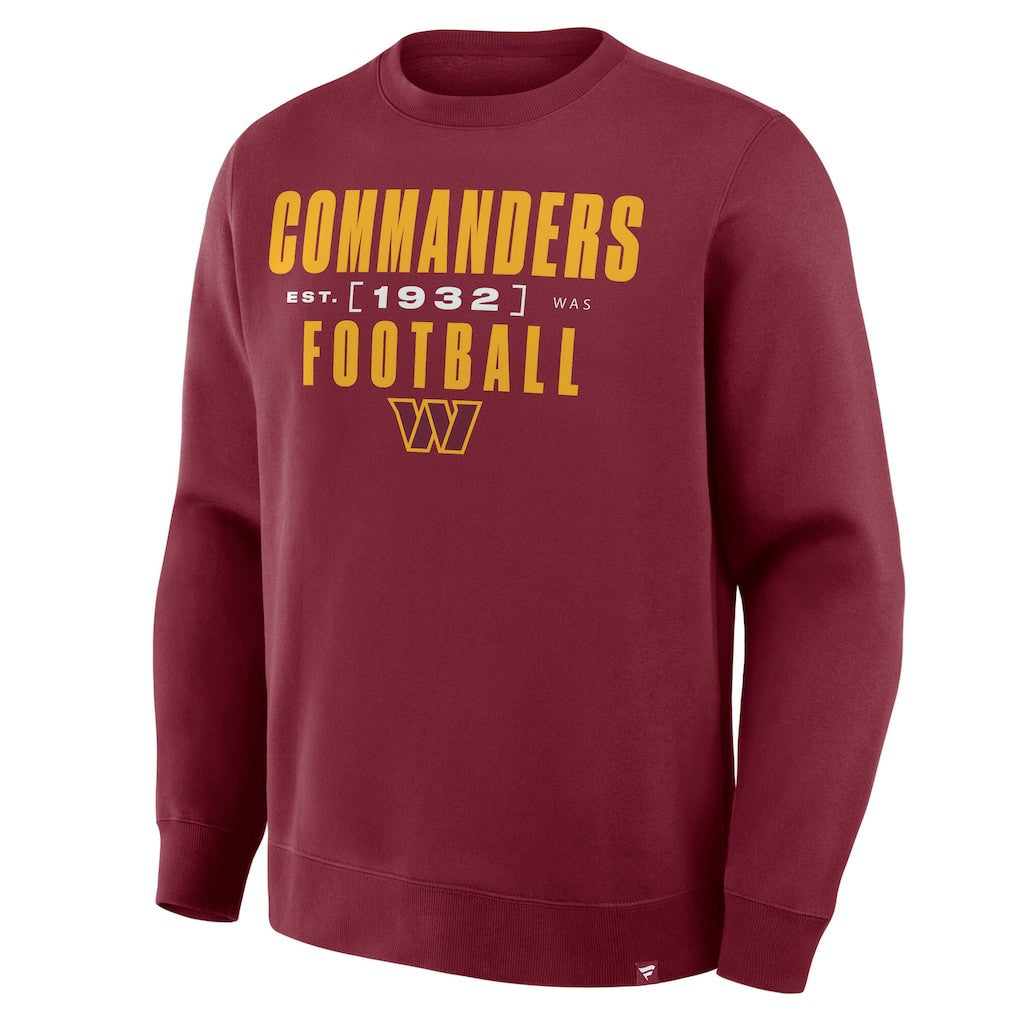 Washington Commanders Fanatics Powerful Throw Legacy Pullover Sweatshirt