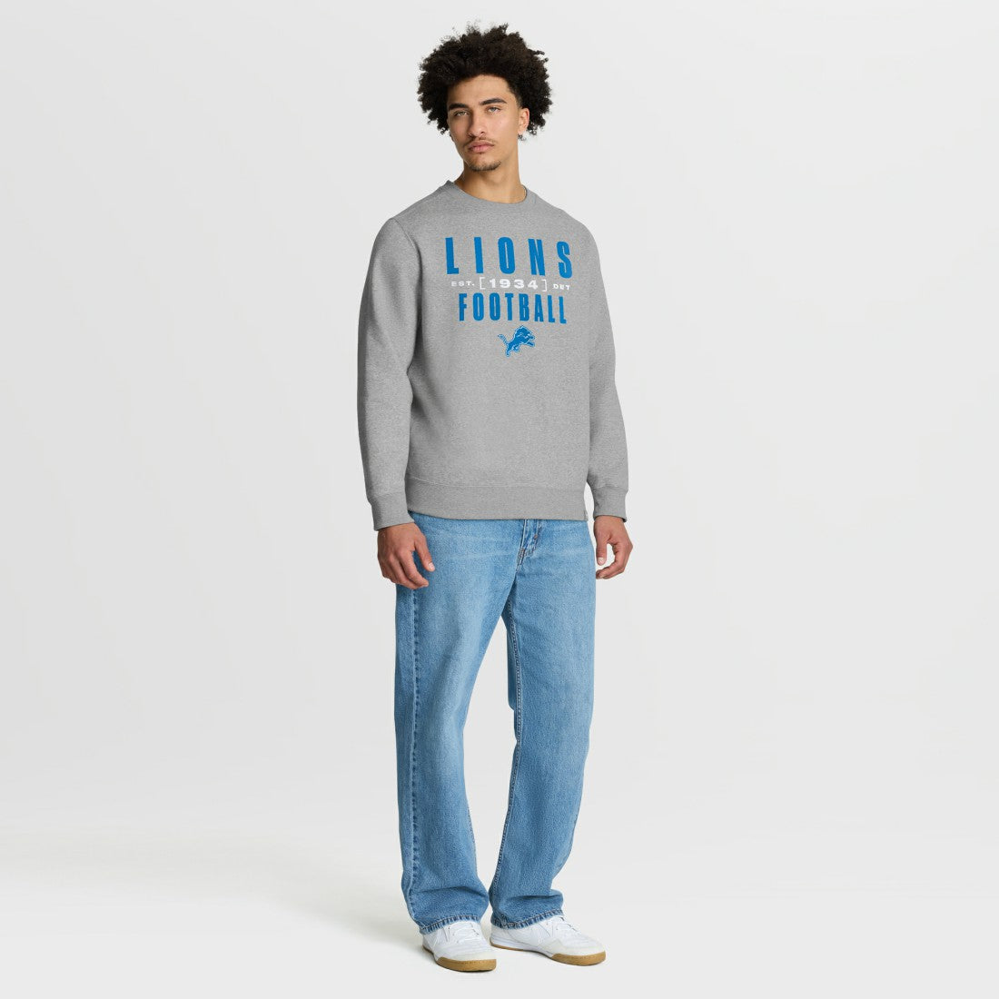 Detroit Lions Fanatics Powerful Throw Legacy Pullover Sweatshirt