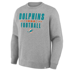 Miami Dolphins Fanatics Powerful Throw Legacy Pullover Sweatshirt