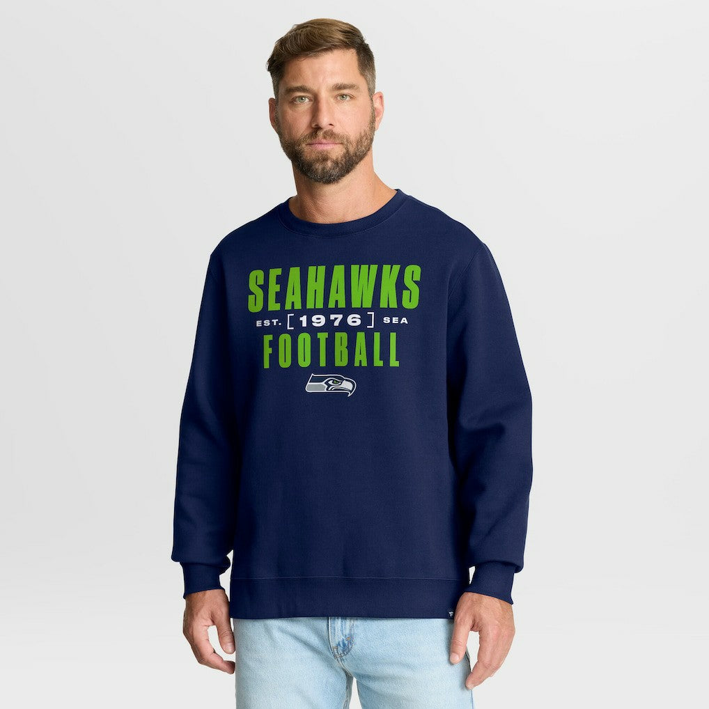 Seattle Seahawks Fanatics Powerful Throw Legacy Pullover Sweatshirt