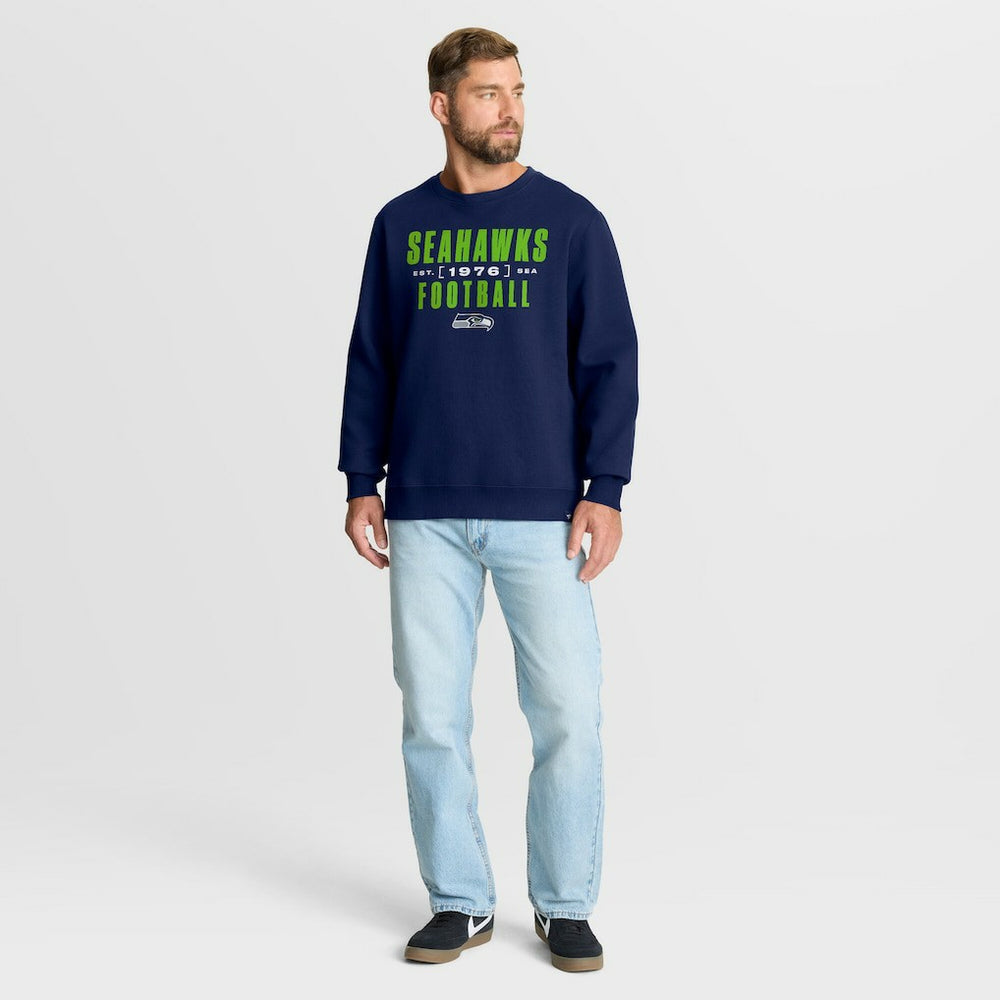 Seattle Seahawks Fanatics Powerful Throw Legacy Pullover Sweatshirt