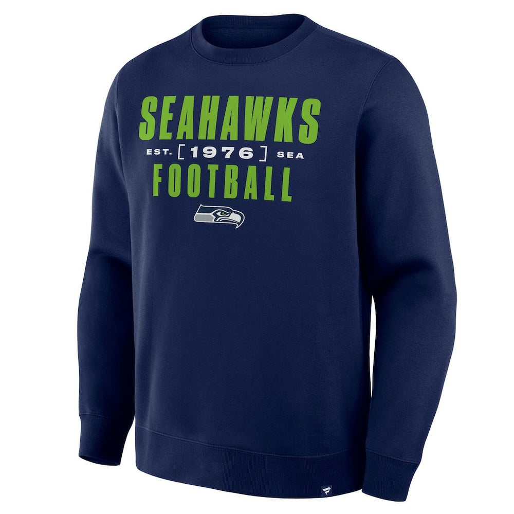 Seattle Seahawks Fanatics Powerful Throw Legacy Pullover Sweatshirt
