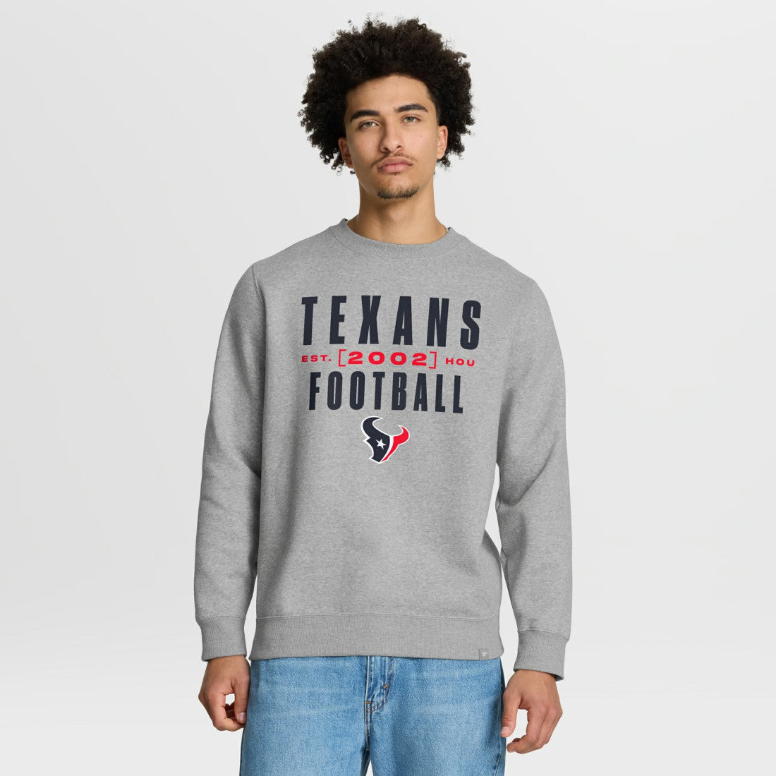 Houston Texans Fanatics Powerful Throw Legacy Pullover Sweatshirt
