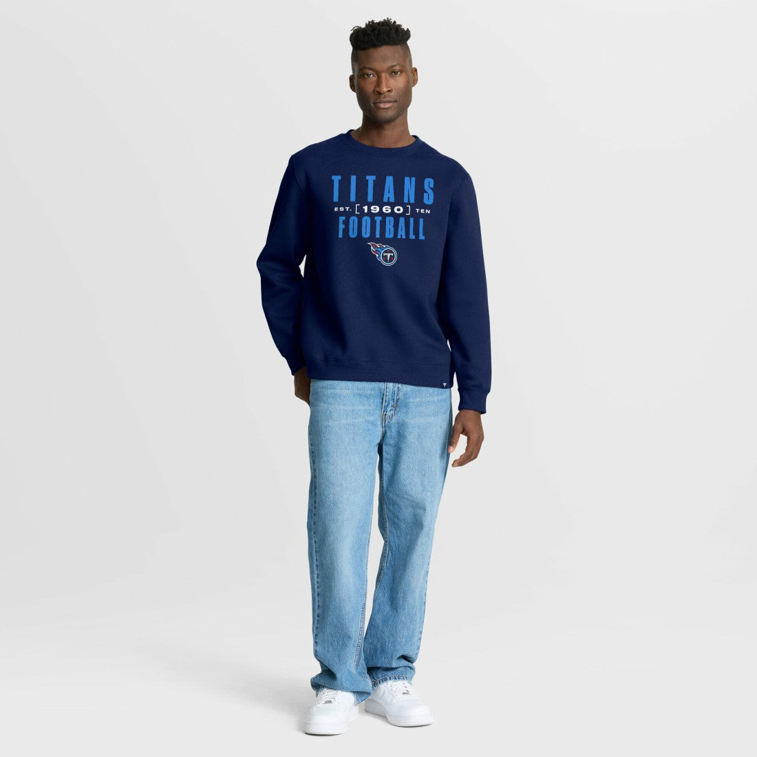Tennessee Titans Fanatics Powerful Throw Legacy Pullover Sweatshirt