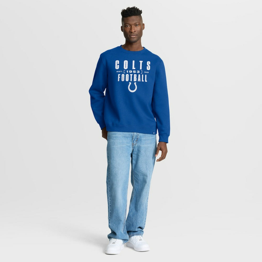 Indianapolis Colts Fanatics Powerful Throw Legacy Pullover Sweatshirt