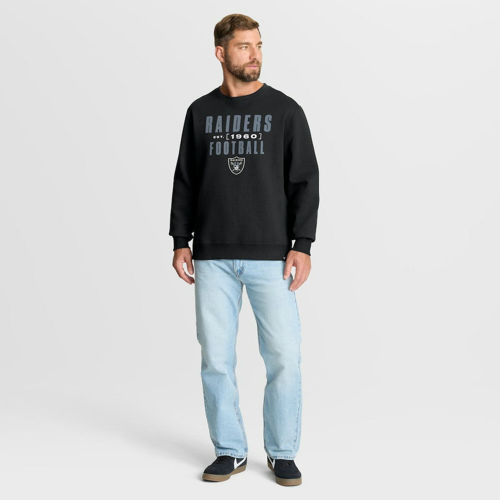 Las Vegas Raiders Fanatics Powerful Throw Legacy Pullover Sweatshirt