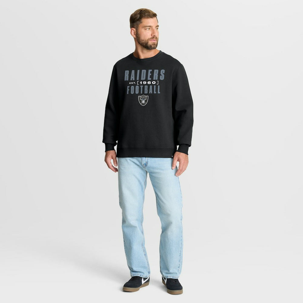 Las Vegas Raiders Fanatics Powerful Throw Legacy Pullover Sweatshirt