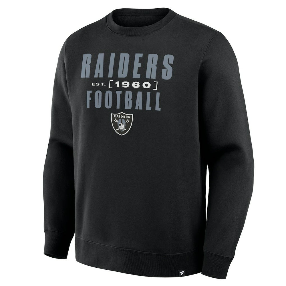 Las Vegas Raiders Fanatics Powerful Throw Legacy Pullover Sweatshirt