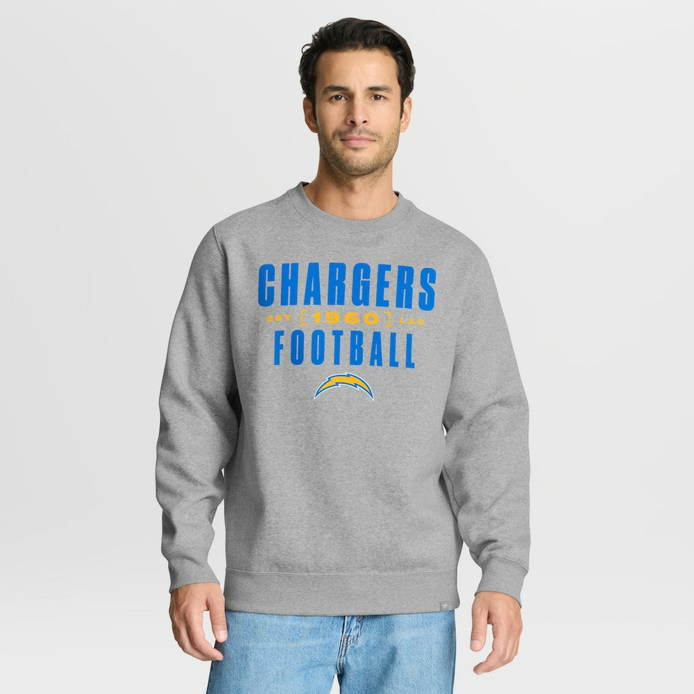 Los Angeles Chargers Fanatics Powerful Throw Legacy Pullover Sweatshirt