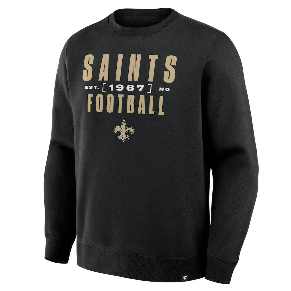 New Orleans Saints Fanatics Powerful Throw Legacy Pullover Sweatshirt
