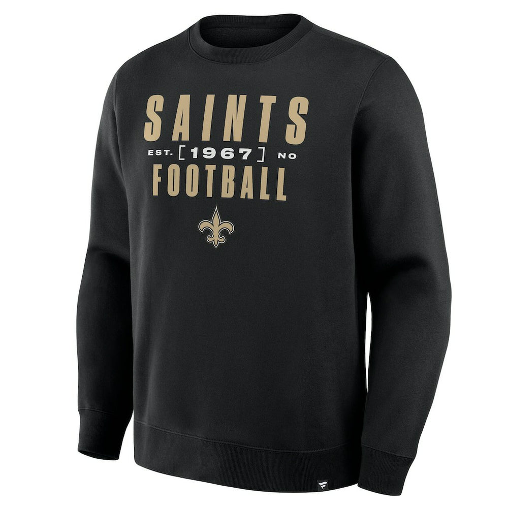 New Orleans Saints Fanatics Powerful Throw Legacy Pullover Sweatshirt