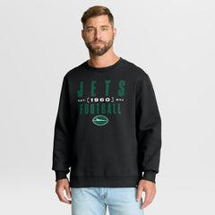 New York Jets Fanatics Powerful Throw Legacy Pullover Sweatshirt