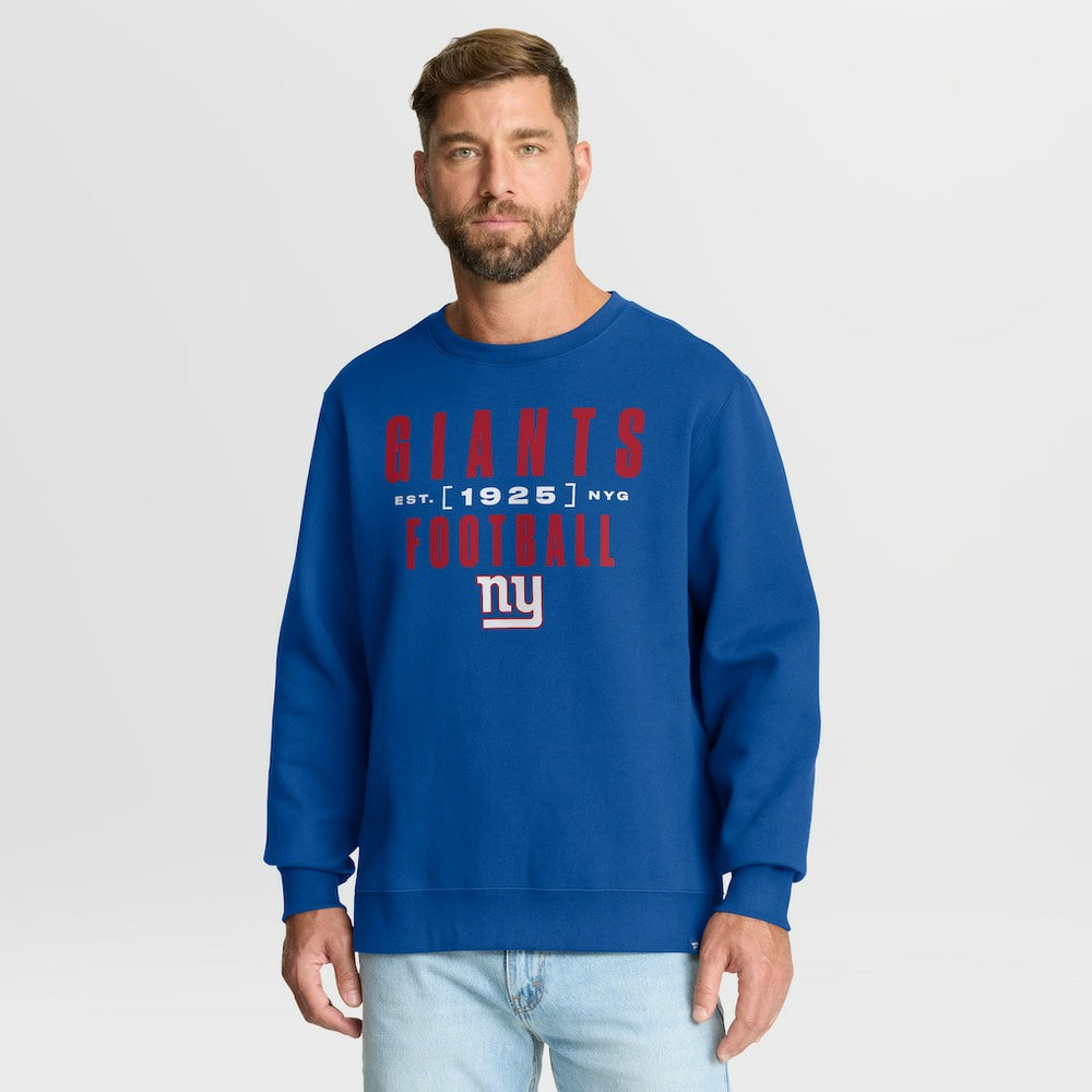 New York Giants Fanatics Powerful Throw Legacy Pullover Sweatshirt