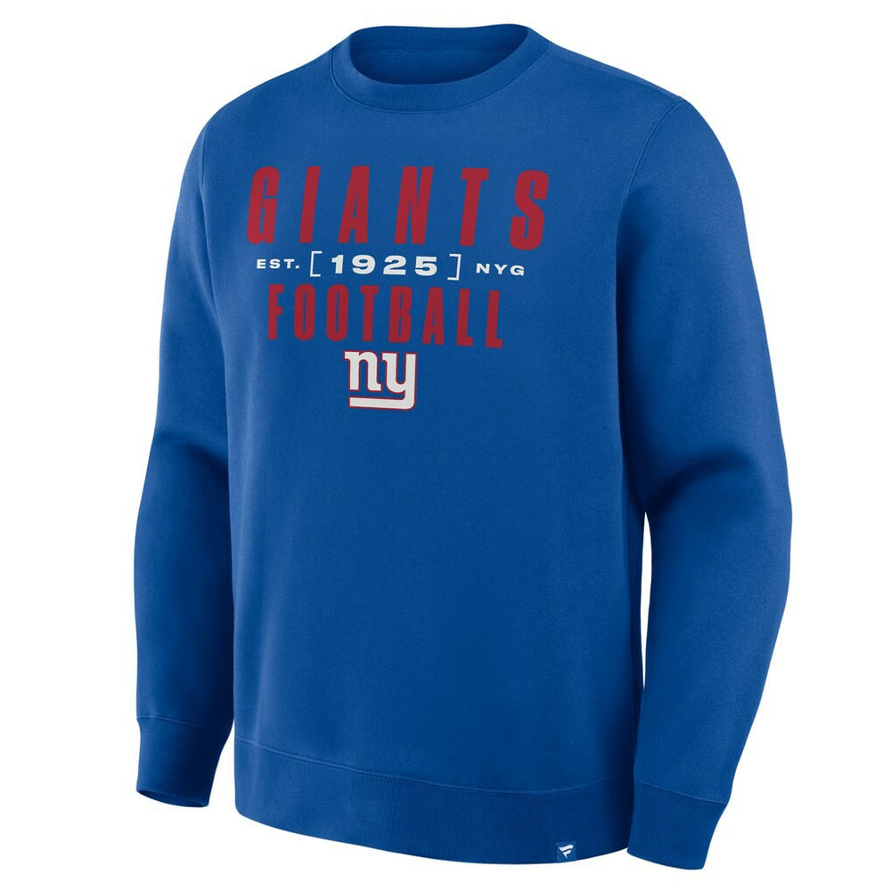 New York Giants Fanatics Powerful Throw Legacy Pullover Sweatshirt