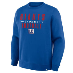 New York Giants Fanatics Powerful Throw Legacy Pullover Sweatshirt