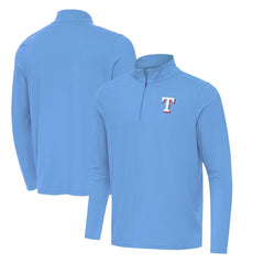 Texas Rangers Antigua Intent Quarter-Zip Top | MLB On Sale