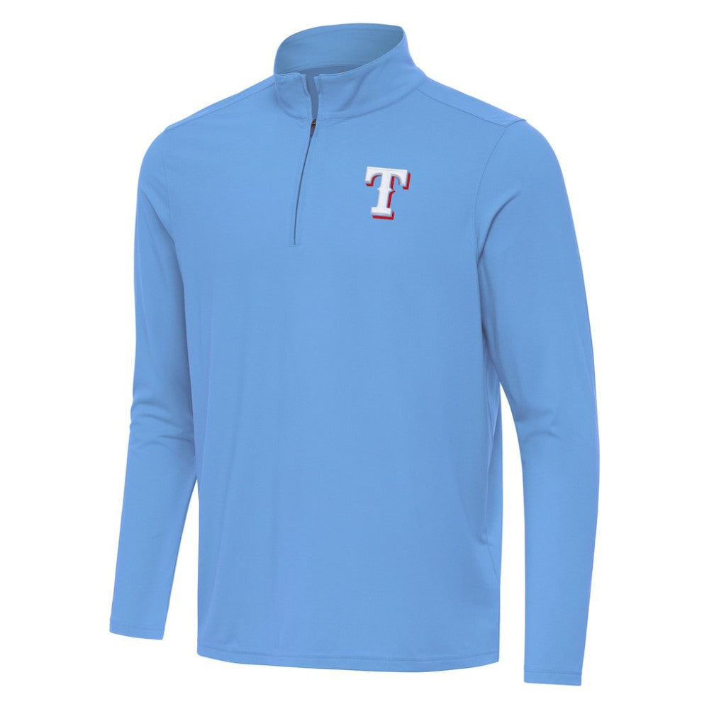 Texas Rangers Antigua Intent Quarter-Zip Top | MLB On Sale