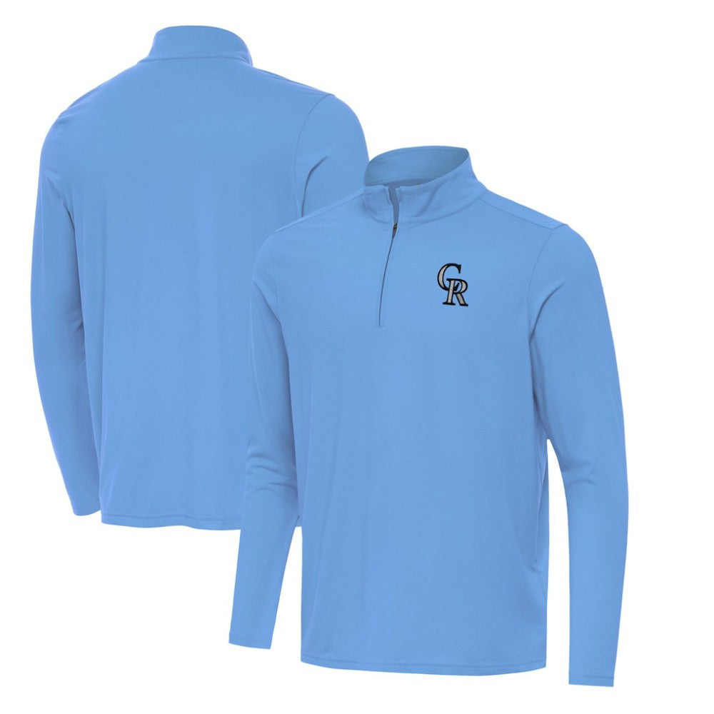 Colorado Rockies Antigua Intent Quarter-Zip Top | MLB New