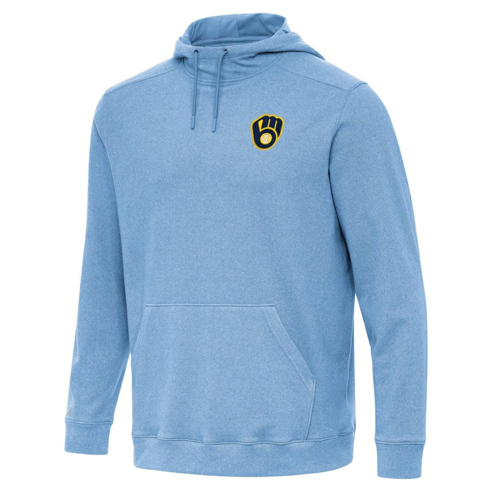 Milwaukee Brewers Antigua Cloud Pullover Hoodie | MLB Outlet