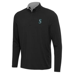 Seattle Mariners Antigua Content Quarter-Zip Top | MLB Shop