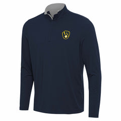 Milwaukee Brewers Antigua Content Quarter-Zip Top | MLB Sale