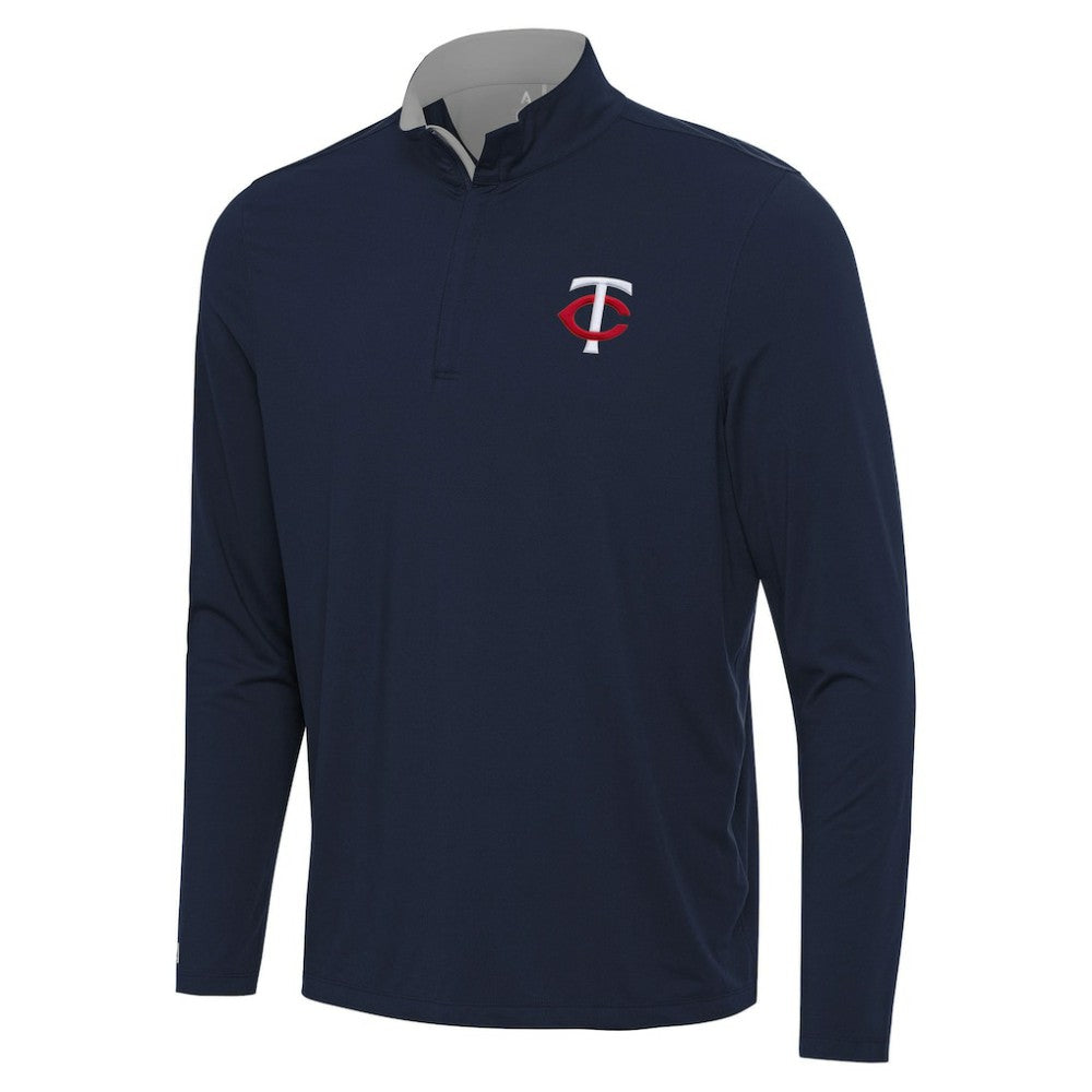 Minnesota Twins Antigua Content Quarter-Zip Top | MLB For sale