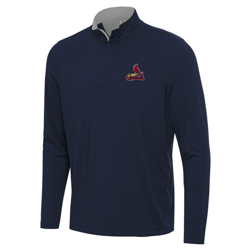 St. Louis Cardinals Antigua Content Quarter-Zip Top | MLB Outlet
