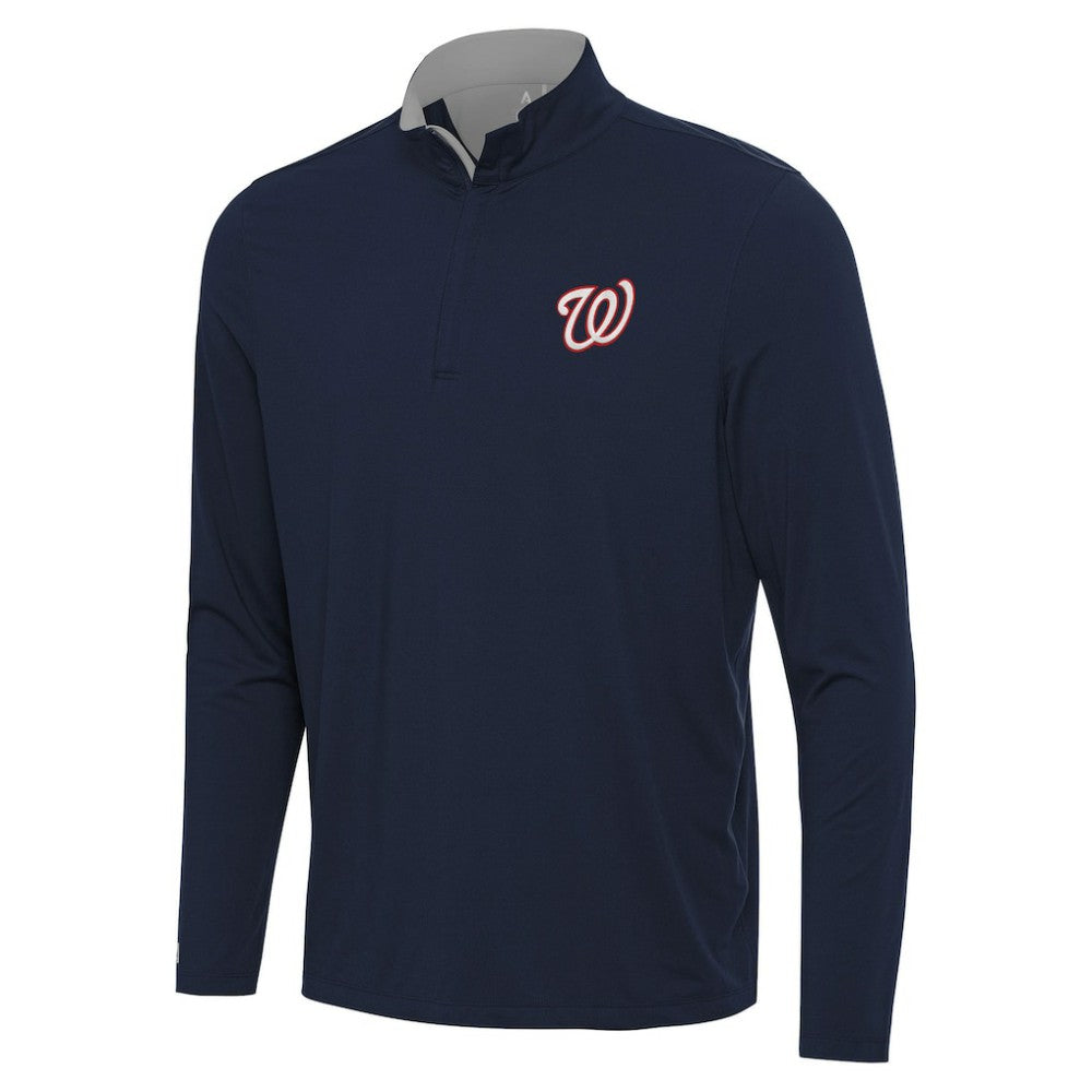 Washington Nationals Antigua Content Quarter-Zip Top | MLB Outlet