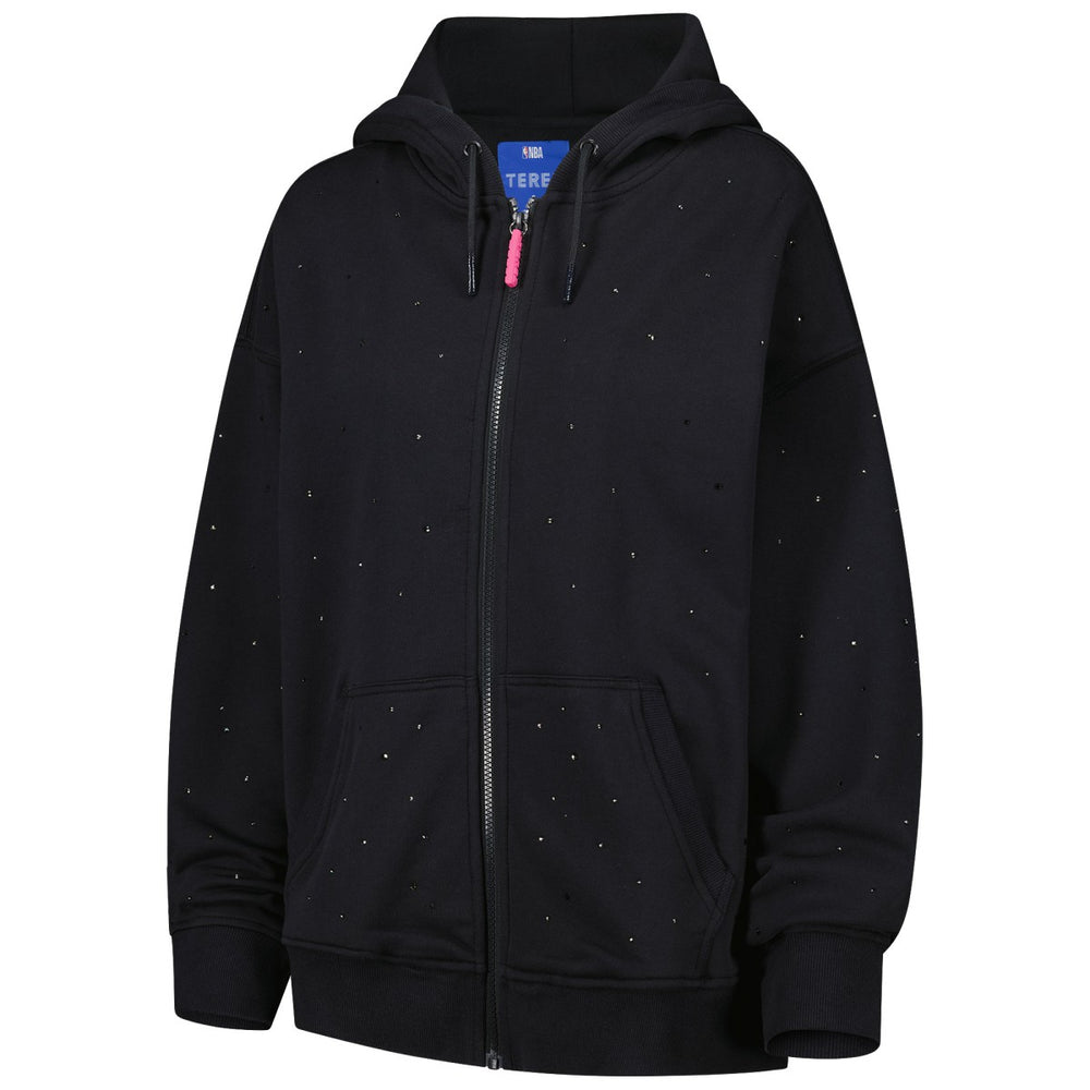 New York Knicks Terez Women's Oversized Allover Gemstone Full-Zip Hoodie Discount