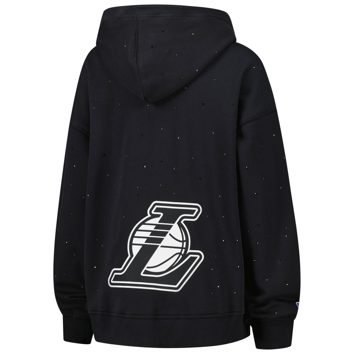Los Angeles Lakers Terez Women's Oversized Allover Gemstone Full-Zip Hoodie Outlet