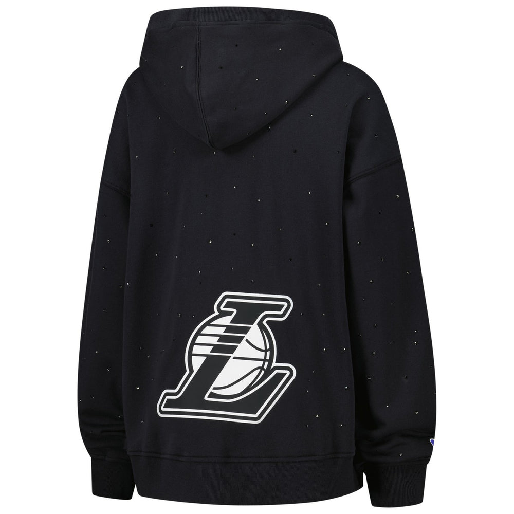 Los Angeles Lakers Terez Women's Oversized Allover Gemstone Full-Zip Hoodie Outlet
