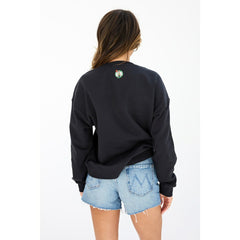 Boston Celtics Terez Women's Gemstone Logo Pullover Sweatshirt On Sale