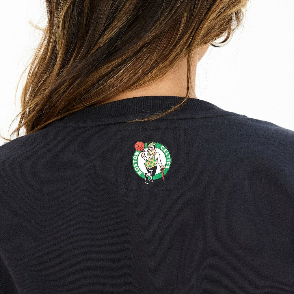 Boston Celtics Terez Women's Gemstone Logo Pullover Sweatshirt On Sale