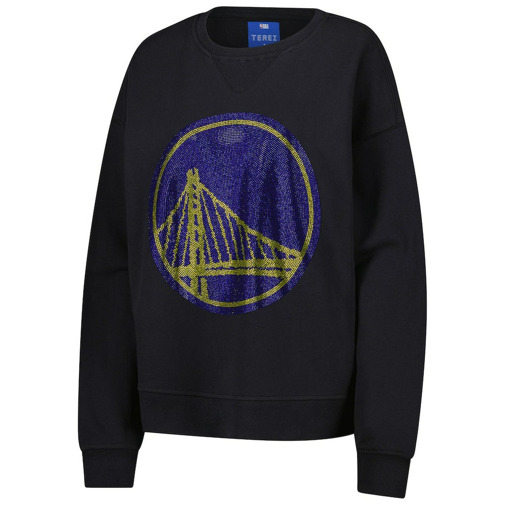 Golden State Warriors Terez Women's Gemstone Logo Pullover Sweatshirt sale Discount