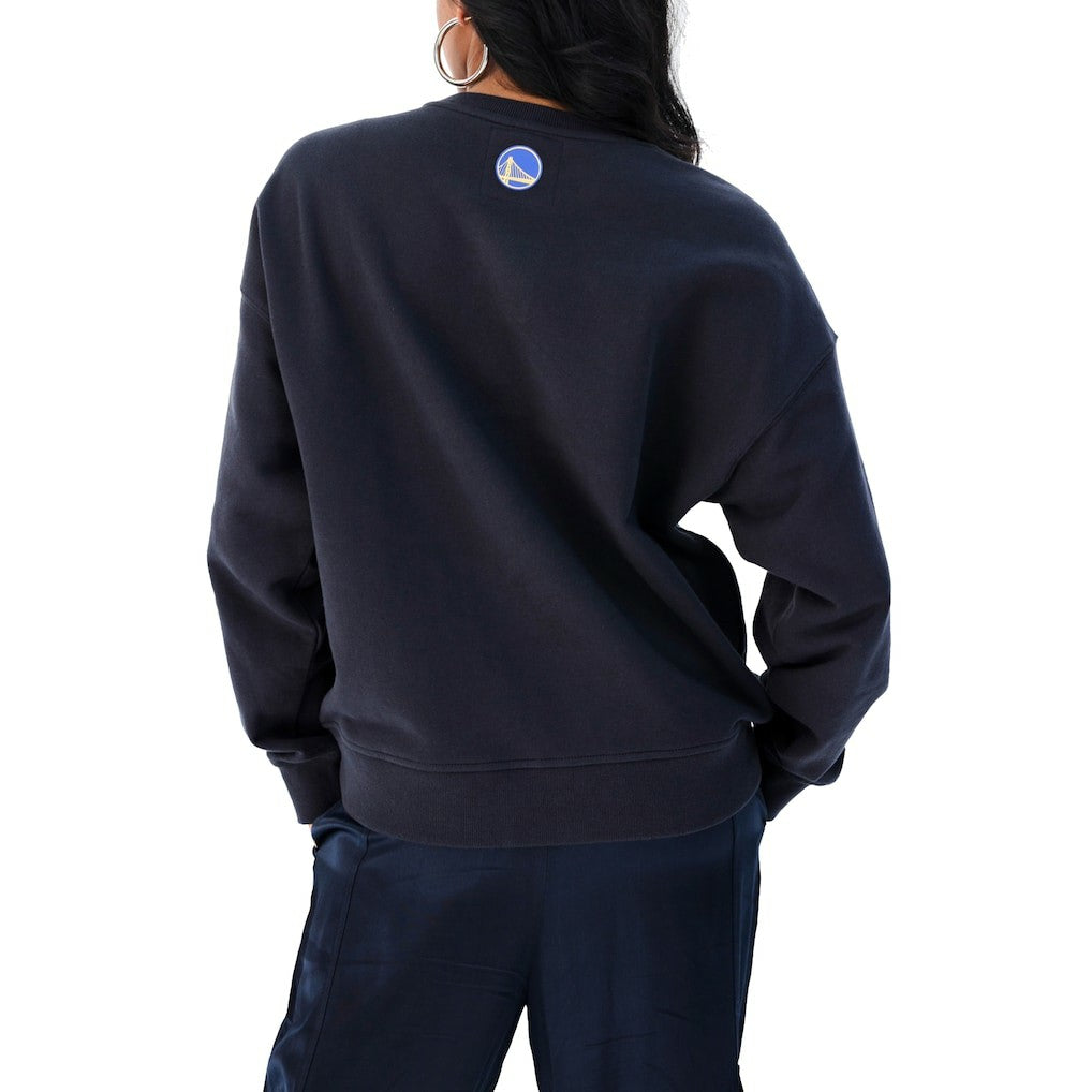Golden State Warriors Terez Women's Gemstone Logo Pullover Sweatshirt sale Discount