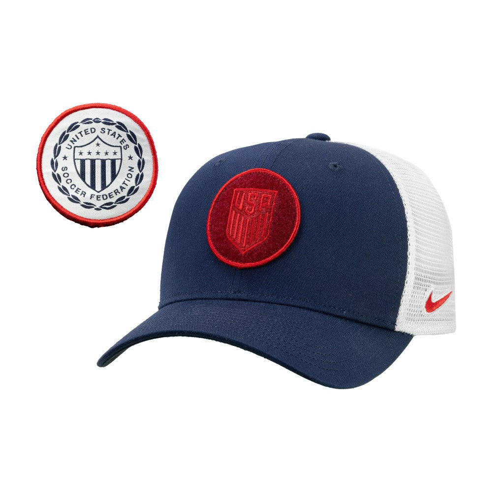 USMNT Unisex Rise Trucker Adjustable Hat Navy - Nike