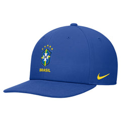 Brazil National Team Unisex Pro Flatbill Snapback Hat Blue - Nike