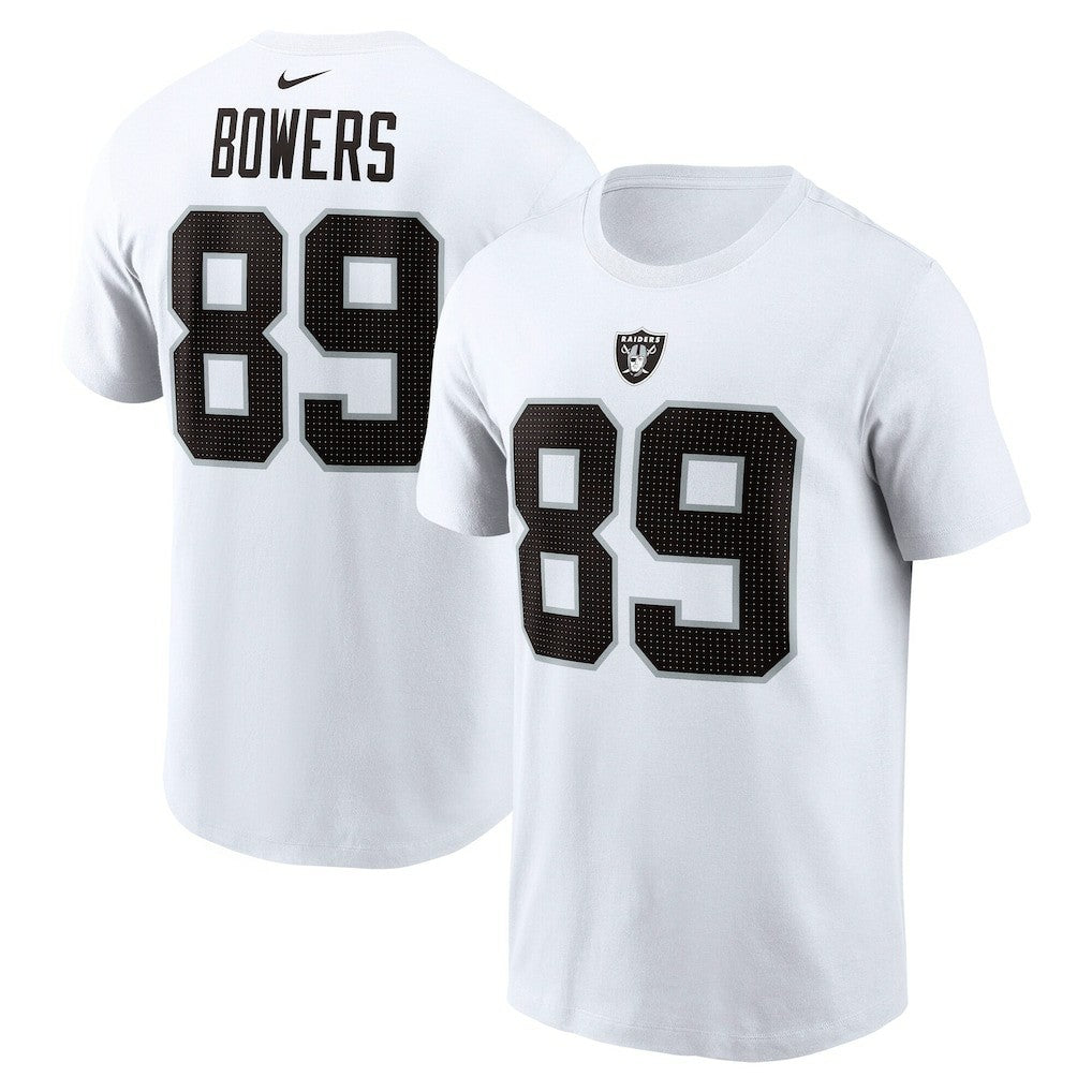 Las Vegas Raiders Nike Brock Bowers  Name & Number T-Shirt