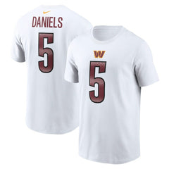 Washington Commanders Nike Jayden Daniels  Name & Number T-Shirt
